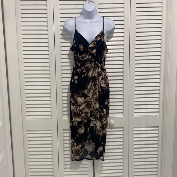 Black Floral Dress - Picture 8 of 8